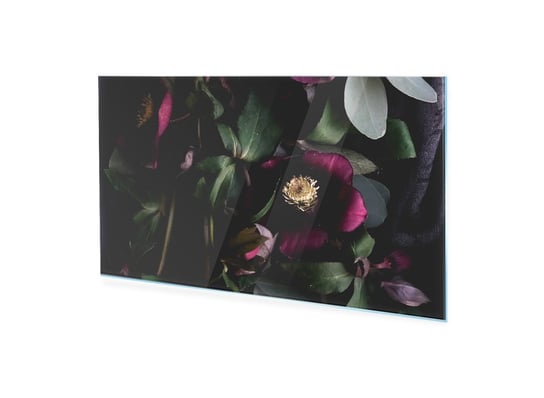 Obraz na szkle akrylowym HOMEPRINT Bukiet fioletowych kwiatów 125x50 cm HOMEPRINT