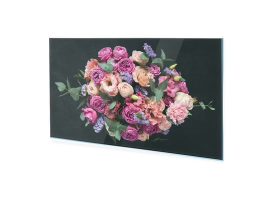 Obraz na szkle akrylowym HOMEPRINT Bukiet kolorowych kwiatów 100x50 cm HOMEPRINT
