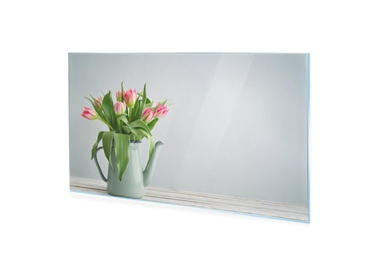 Obraz Na Szkle Akrylowym Homeprint Bukiet Tulipanów W Wazonie 100X50 Cm HOMEPRINT