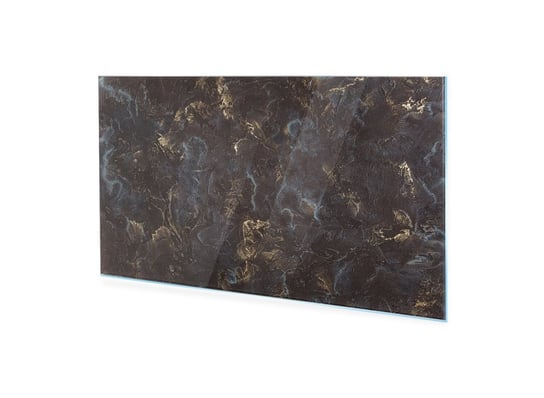 Obraz Na Szkle Akrylowym Homeprint Czarno Złoty Marmur, Luksus 125X50 Cm HOMEPRINT