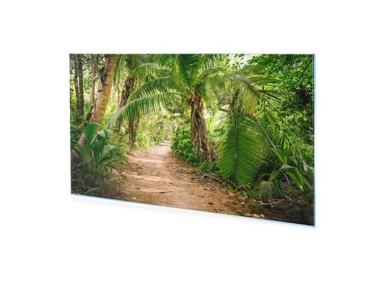 Obraz Na Szkle Akrylowym Homeprint Droga W Tropikalnej Dżungli 125X50 Cm HOMEPRINT