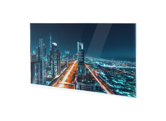 Obraz Na Szkle Akrylowym Homeprint Dubaj Nocą 140X70 Cm HOMEPRINT