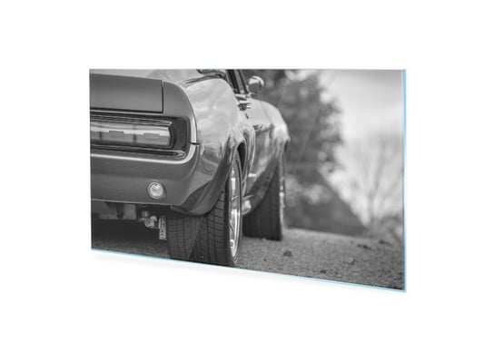 Obraz na szkle akrylowym HOMEPRINT Klasyczny samochód Mustang 100x50 cm HOMEPRINT