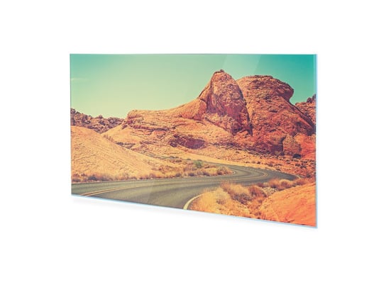 Obraz na szkle akrylowym HOMEPRINT Kręte drogi w USA 100x50 cm HOMEPRINT