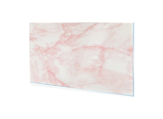 Obraz Na Szkle Akrylowym Homeprint Luksus, Biało Różowy Marmur 120X60 Cm HOMEPRINT
