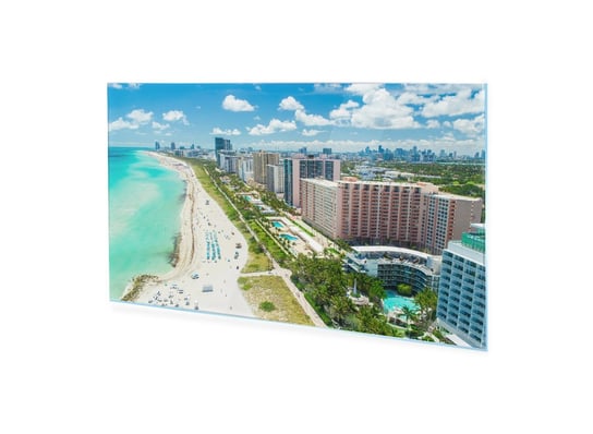 Obraz Na Szkle Akrylowym Homeprint Miami Beach, Floryda, Usa 125X50 Cm HOMEPRINT