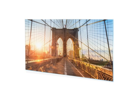 Obraz Na Szkle Akrylowym Homeprint Most Brooklyn, Nowy Jork 100X50 Cm HOMEPRINT