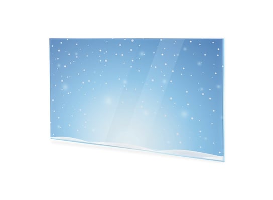 Obraz Na Szkle Akrylowym Homeprint Opadające Płatki Śniegu 100X50 Cm HOMEPRINT