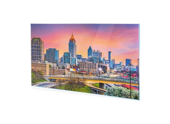 Obraz Na Szkle Akrylowym Homeprint Panorama Atlanty, Usa 100X50 Cm HOMEPRINT