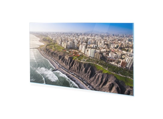 Obraz Na Szkle Akrylowym Homeprint Panorama Limy Z Miraflores 100X50 Cm HOMEPRINT