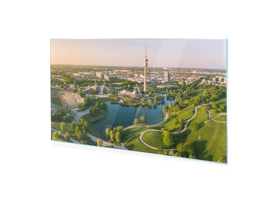 Obraz na szkle akrylowym HOMEPRINT Park olimpijski w Monachium 120x60 cm HOMEPRINT