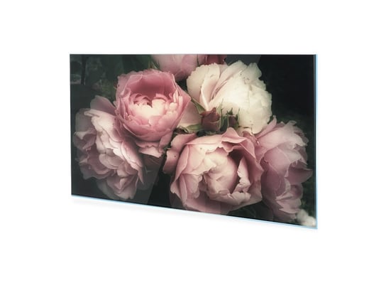 Obraz Na Szkle Akrylowym Homeprint Piękny Bukiet Różowych Róż 120X60 Cm HOMEPRINT