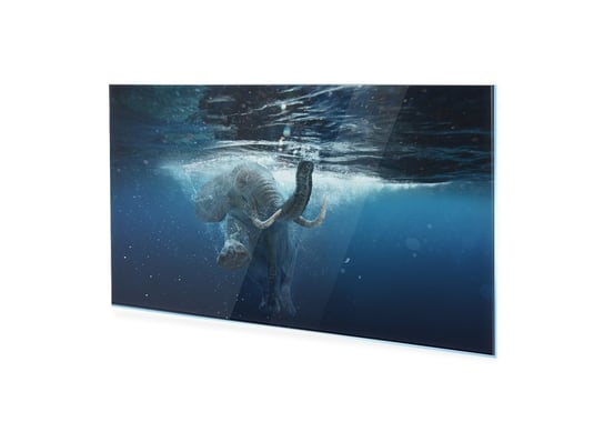 Obraz Na Szkle Akrylowym Homeprint Pływający Słoń Afrykański 120X60 Cm HOMEPRINT