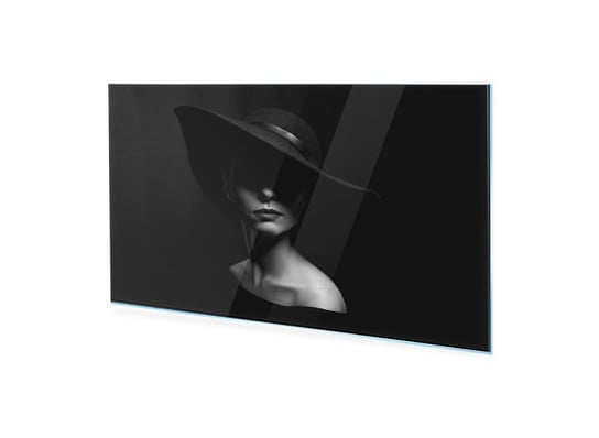 Obraz na szkle akrylowym HOMEPRINT Portret kobiety w kapeluszu 125x50 cm HOMEPRINT