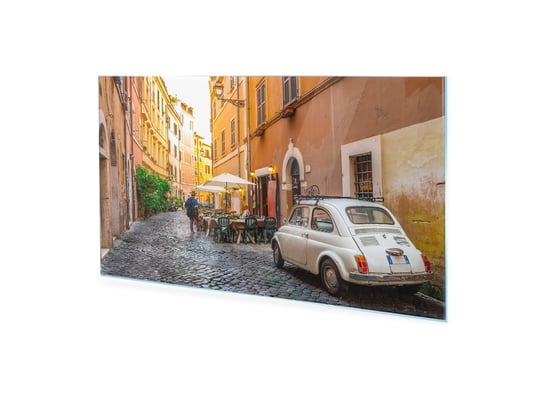 Obraz na szkle akrylowym HOMEPRINT Przytulna uliczka w Rzymie 120x60 cm HOMEPRINT