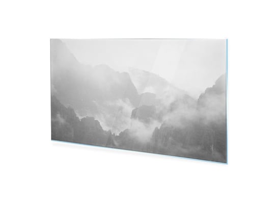 Obraz na szkle akrylowym HOMEPRINT Skalne góry za mgłą 120x60 cm HOMEPRINT