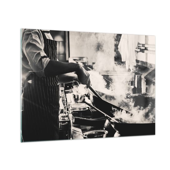 Obraz na szkle - Alchemia smaków - 70x50cm - Kuchnia Gastronomia Restauracja - Nowoczesny szklany obraz do salonu do sypialni ARTTOR ARTTOR