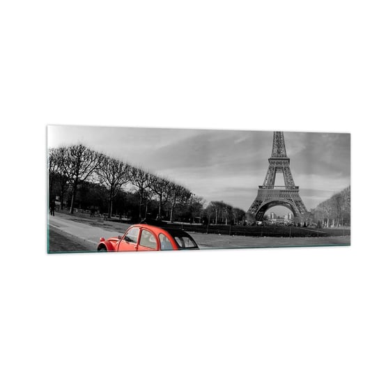 Obraz na szkle - Bardziej paryskie niż sam Paryż - 140x50cm - Miasto Wieża Eiffla Paryż - Nowoczesny szklany obraz do salonu do sypialni ARTTOR ARTTOR