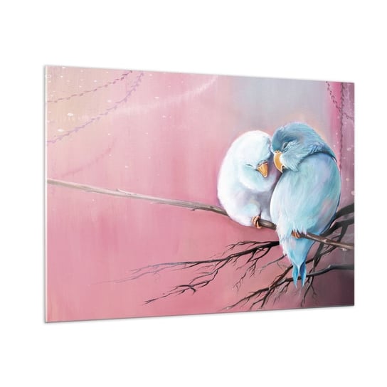 Obraz na szkle - Cóż tu dodać?… - 100x70cm - Ptaki Natura Sztuka - Nowoczesny foto szklany obraz do salonu do sypialni ARTTOR ARTTOR