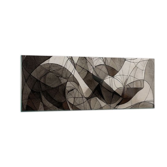 Obraz na szkle - Cyrkulacja barw ziemi - 140x50cm - Sztuka Współczesny Kredka - Nowoczesny szklany obraz do salonu do sypialni ARTTOR ARTTOR