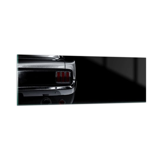 Obraz na szkle - Czar klasyki - 90x30cm - Samochód Retro Auto - Nowoczesny szklany obraz do salonu do sypialni ARTTOR ARTTOR