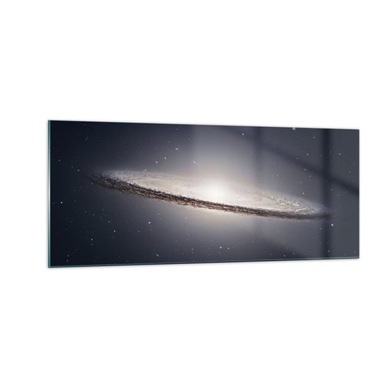 Obraz na szkle - Dawno temu w odległej galaktyce… - 100x40cm - Galaktyka Kosmos Wszechświat - Nowoczesny foto szklany obraz do salonu do sypialni ARTTOR ARTTOR