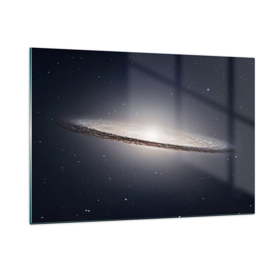 Obraz na szkle - Dawno temu w odległej galaktyce… - 120x80cm - Galaktyka Kosmos Wszechświat - Nowoczesny szklany obraz na ścianę do salonu do sypialni ARTTOR ARTTOR