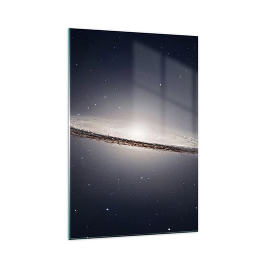 Obraz na szkle - Dawno temu w odległej galaktyce… - 70x100cm - Galaktyka Kosmos Wszechświat - Nowoczesny foto szklany obraz do salonu do sypialni ARTTOR ARTTOR