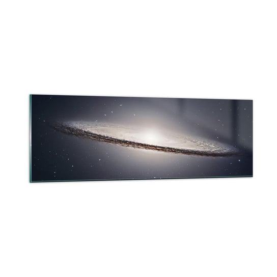 Obraz na szkle - Dawno temu w odległej galaktyce… - 90x30cm - Galaktyka Kosmos Wszechświat - Nowoczesny szklany obraz do salonu do sypialni ARTTOR ARTTOR