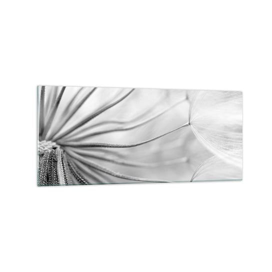 Obraz na szkle - Dmuchawce, latawce - 120x50cm - Minimalizm Delikatny Kwiat - Nowoczesny szklany obraz na ścianę do salonu do sypialni ARTTOR ARTTOR