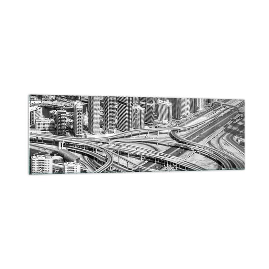 Obraz na szkle - Dubaj – miasto niemożliwe - 160x50cm - Miasto Architektura Metropolia - Nowoczesny foto szklany obraz do salonu do sypialni ARTTOR ARTTOR