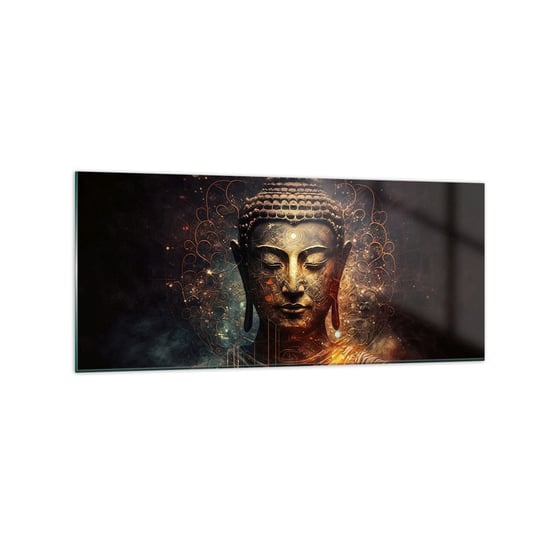 Obraz na szkle - Duchowa równowaga - 120x50cm - Budda Medytacja Religia - Nowoczesny szklany obraz na ścianę do salonu do sypialni ARTTOR ARTTOR
