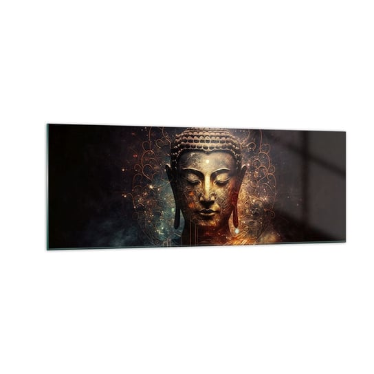 Obraz na szkle - Duchowa równowaga - 140x50cm - Budda Medytacja Religia - Nowoczesny szklany obraz do salonu do sypialni ARTTOR ARTTOR