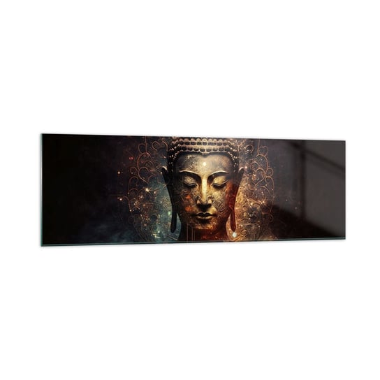 Obraz na szkle - Duchowa równowaga - 160x50cm - Budda Medytacja Religia - Nowoczesny foto szklany obraz do salonu do sypialni ARTTOR ARTTOR