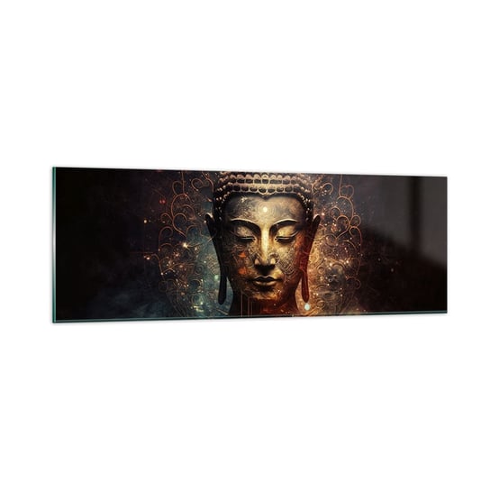 Obraz na szkle - Duchowa równowaga - 90x30cm - Budda Medytacja Religia - Nowoczesny szklany obraz do salonu do sypialni ARTTOR ARTTOR