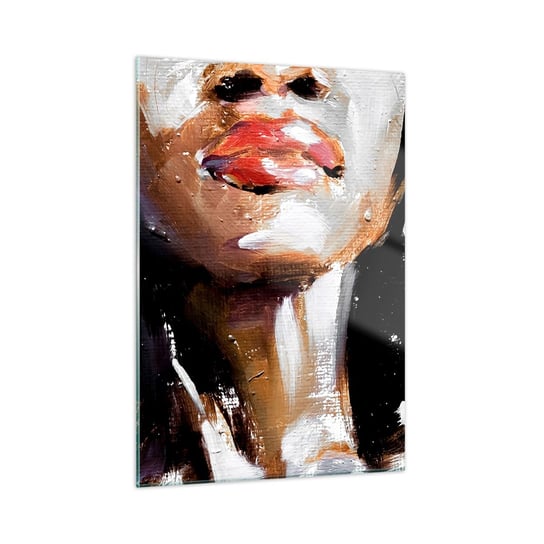 Obraz na szkle - Duma bez uprzedzeń - 50x70cm - Portret Kobiety Kobieta Afroamerykanka - Nowoczesny szklany obraz do salonu do sypialni ARTTOR ARTTOR