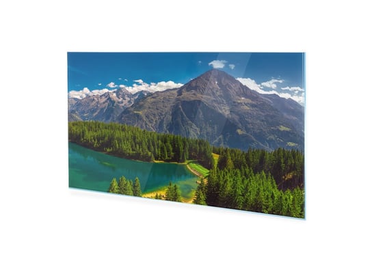 Obraz Na Szkle Homeprint Alpy Szwajcarskie 125X50 Cm HOMEPRINT
