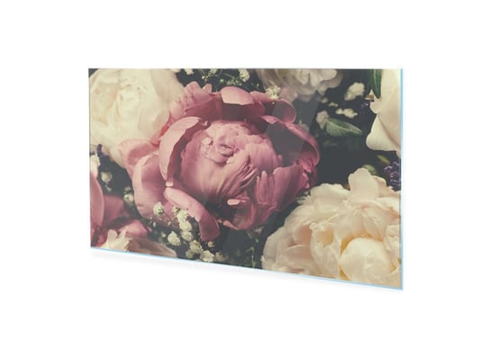 Obraz Na Szkle Homeprint Bukiet Kolorowych Kwiatów 120X60 Cm HOMEPRINT