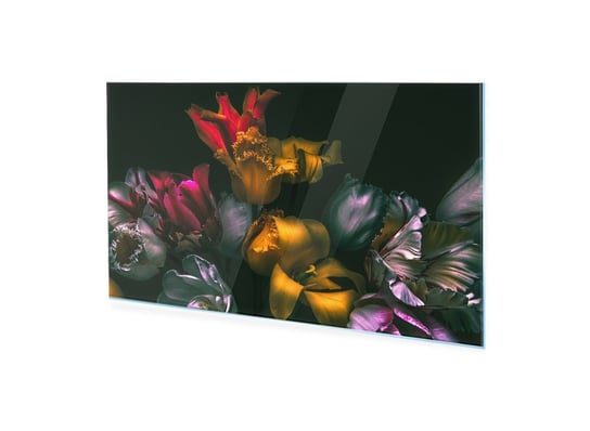 Obraz na szkle HOMEPRINT Bukiet sztucznych kwiatów 100x50 cm HOMEPRINT