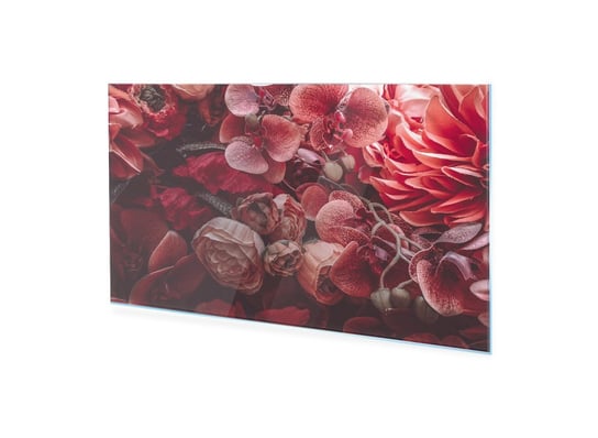 Obraz Na Szkle Homeprint Bukiet Sztucznych Kwiatów 120X60 Cm HOMEPRINT