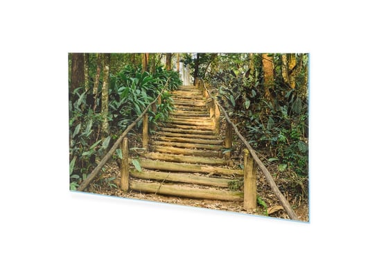 Obraz na szkle HOMEPRINT Drewniane schody w Sao Paulo 120x60 cm HOMEPRINT