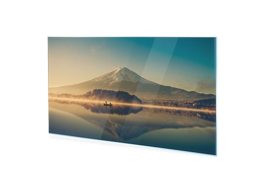 Obraz na szkle HOMEPRINT Góra fuji nad jeziorem 120x60 cm HOMEPRINT