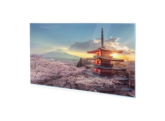 Obraz Na Szkle Homeprint Góra Fujiyoshida, Japonia 140X70 Cm HOMEPRINT