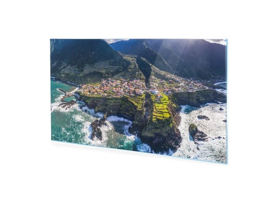 Obraz Na Szkle Homeprint Górski Krajobraz Wyspy Madera 125X50 Cm HOMEPRINT