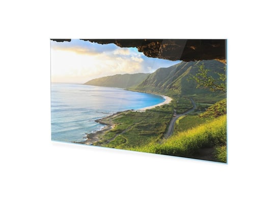 Obraz Na Szkle Homeprint Hawajskie Krajobrazy 100X50 Cm HOMEPRINT