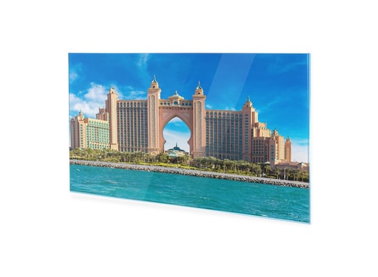 Obraz na szkle HOMEPRINT Hotel Atlantis w Dubaju 100x50 cm HOMEPRINT