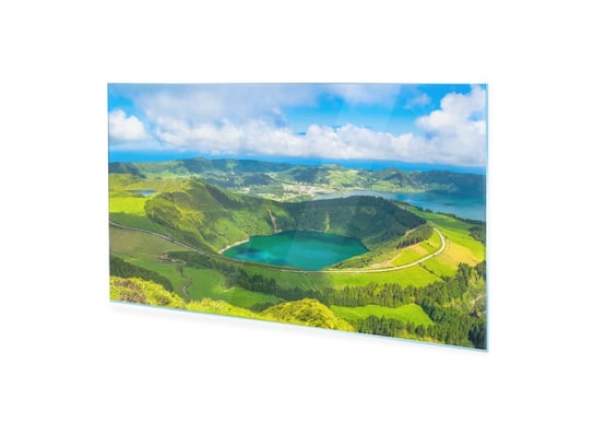 Obraz Na Szkle Homeprint Jezioro W Portugalii 100X50 Cm HOMEPRINT