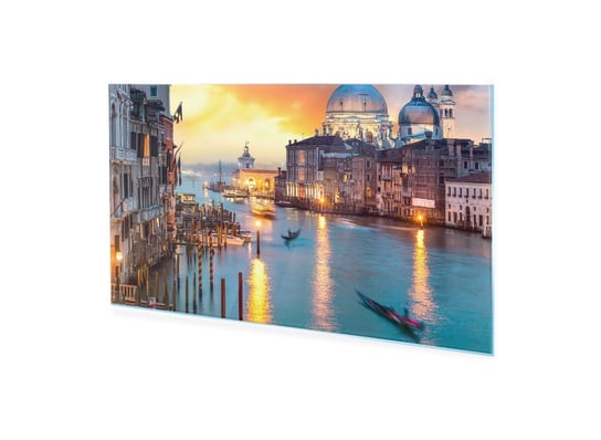 Obraz Na Szkle Homeprint Kanał Grande, Wenecja,Włochy 125X50 Cm HOMEPRINT