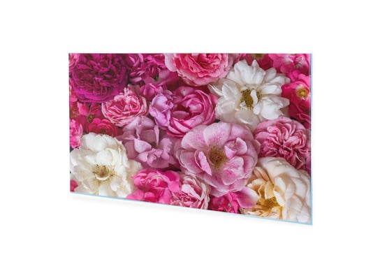 Obraz Na Szkle Homeprint Kolorowe Kwiaty 100X50 Cm HOMEPRINT