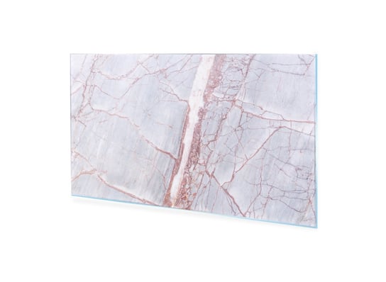 Obraz na szkle HOMEPRINT Luksus biało różowy marmur 125x50 cm HOMEPRINT